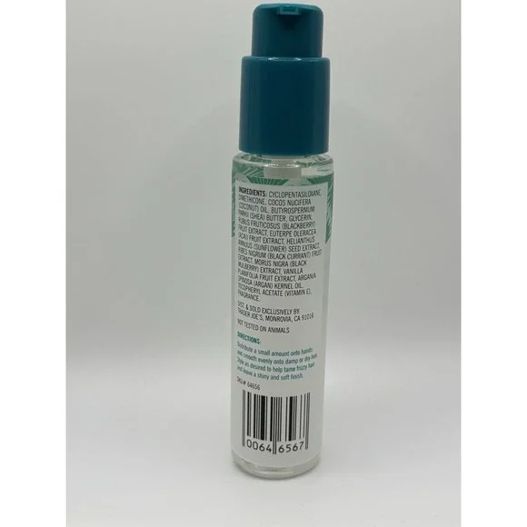 Trader Joe's Shea Butter & Coconut Oil Hair Serum Tame Frizz Add Shine 2.75 oz - Picture 2 of 2